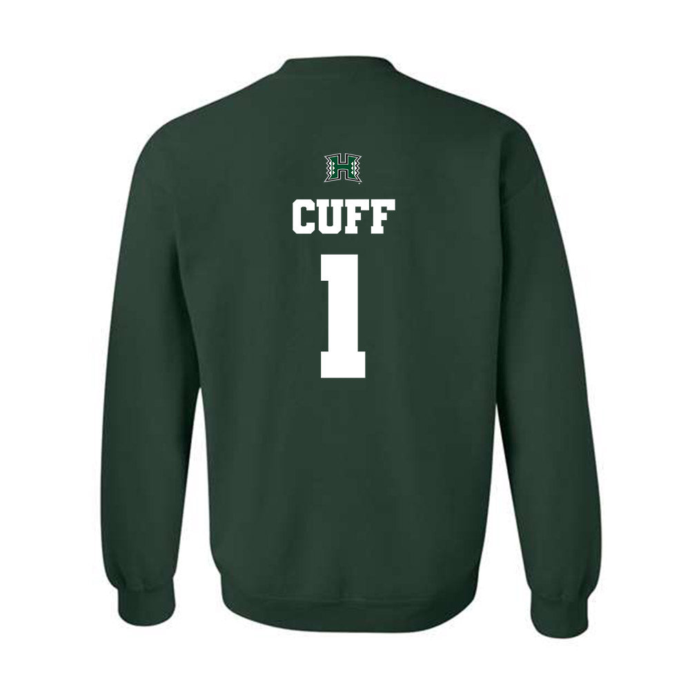 Hawaii - NCAA Men's Basketball : Tanner Cuff - Classic Shersey Crewneck Sweatshirt-1