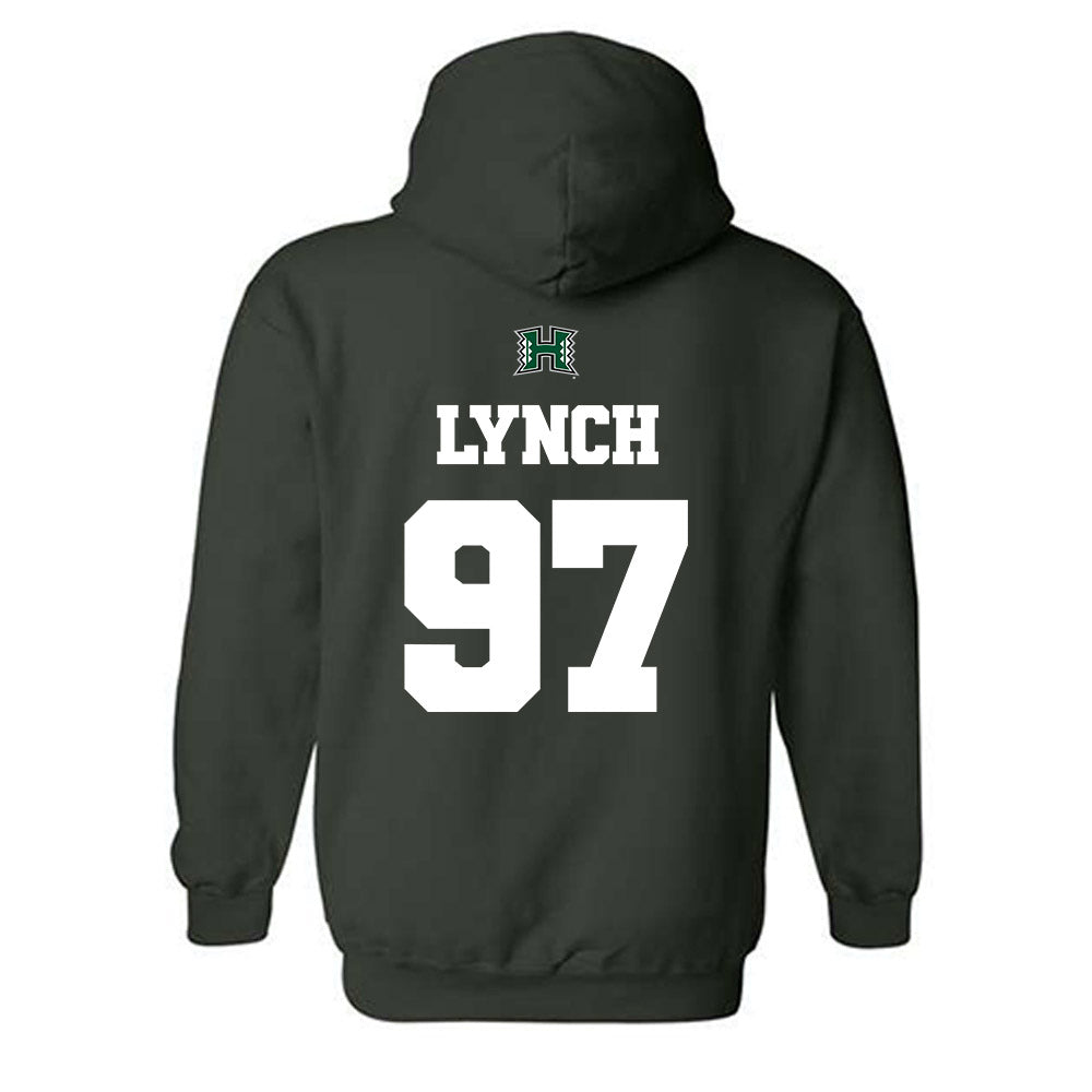 Hawaii - NCAA Football : Jordan Lynch - Classic Shersey Hooded Sweatshirt-1