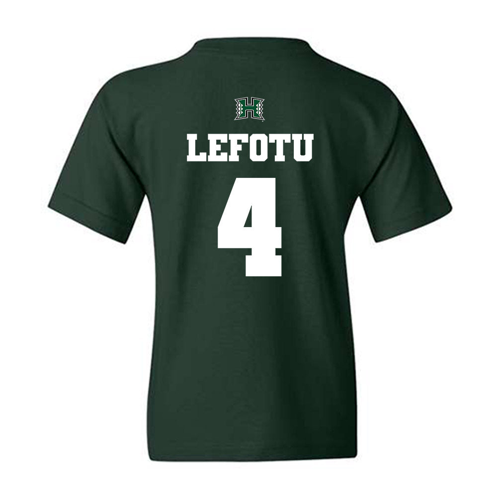 Hawaii - NCAA Women's Basketball : Jovi Lefotu - Classic Shersey Youth T-Shirt-1