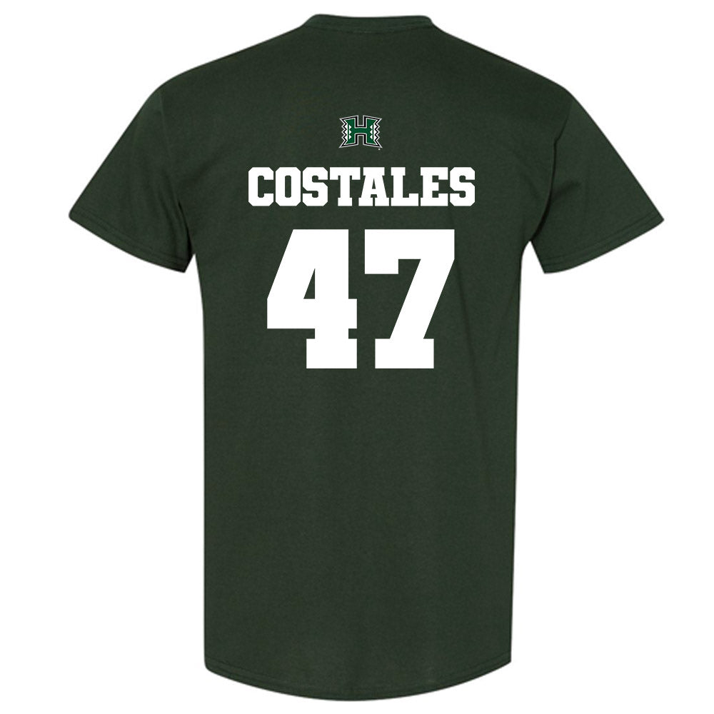 Hawaii - NCAA Football : Kingston Costales - Classic Shersey T-Shirt-1