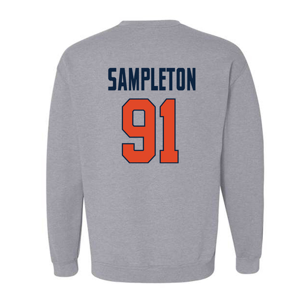 UTSA - NCAA Football : Jusiah Sampleton - Classic Shersey Crewneck Sweatshirt-1