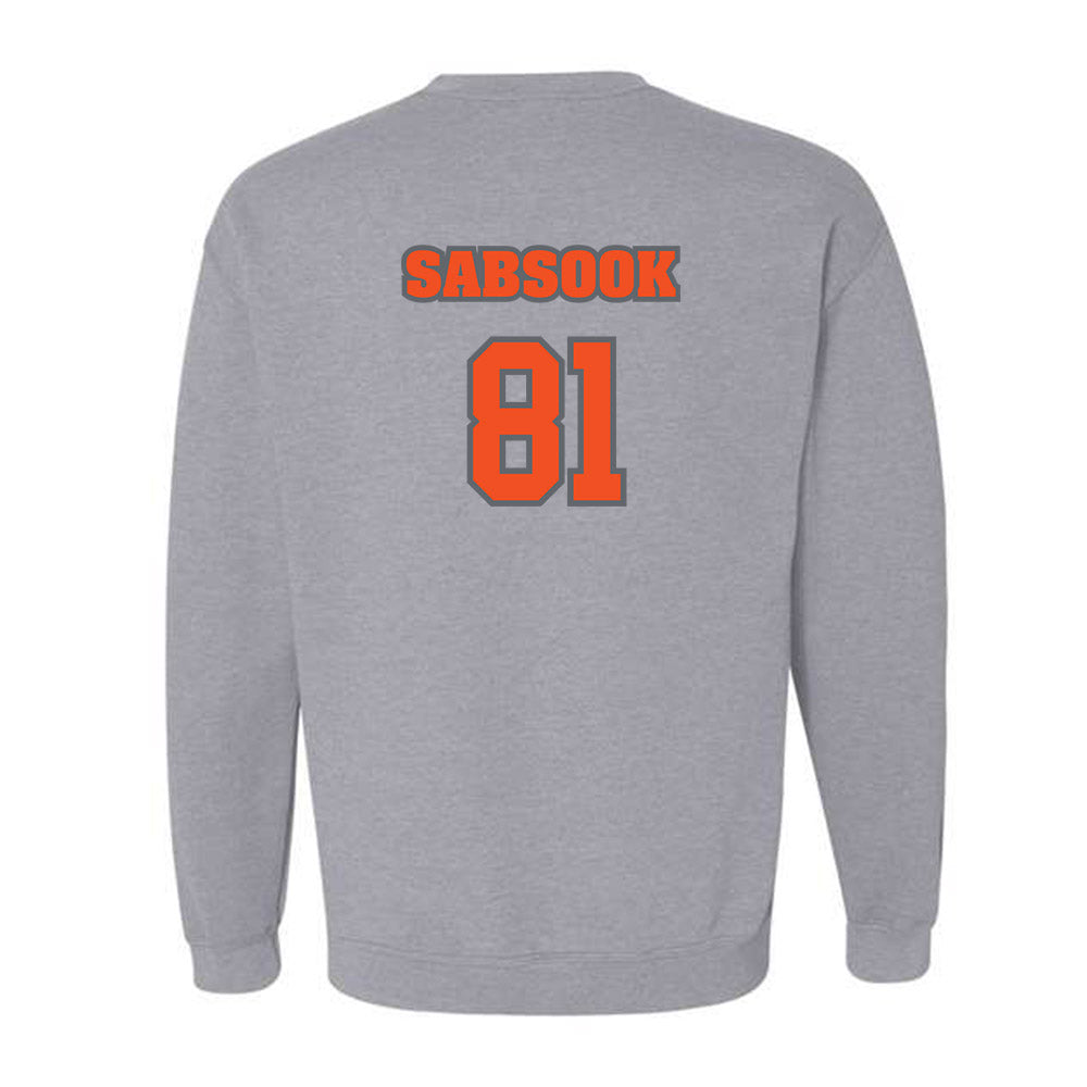 UTRGV - NCAA Football : Christian Sabsook - Classic Shersey Crewneck Sweatshirt-1