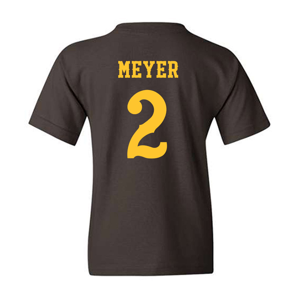 Wyoming - NCAA Men's Basketball : Nasir Meyer - Classic Shersey Youth T-Shirt-1