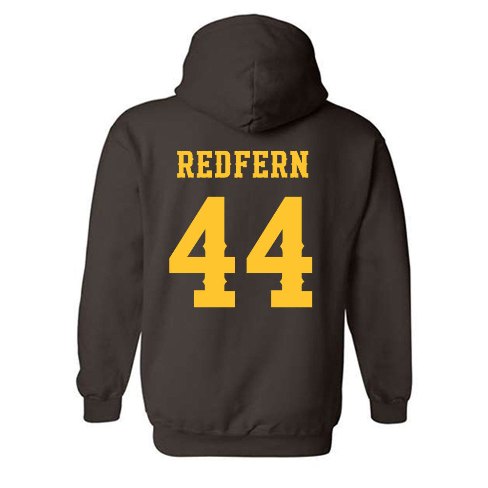 Wyoming - NCAA Football : Jaquan Redfern - Classic Shersey Hooded Sweatshirt-1