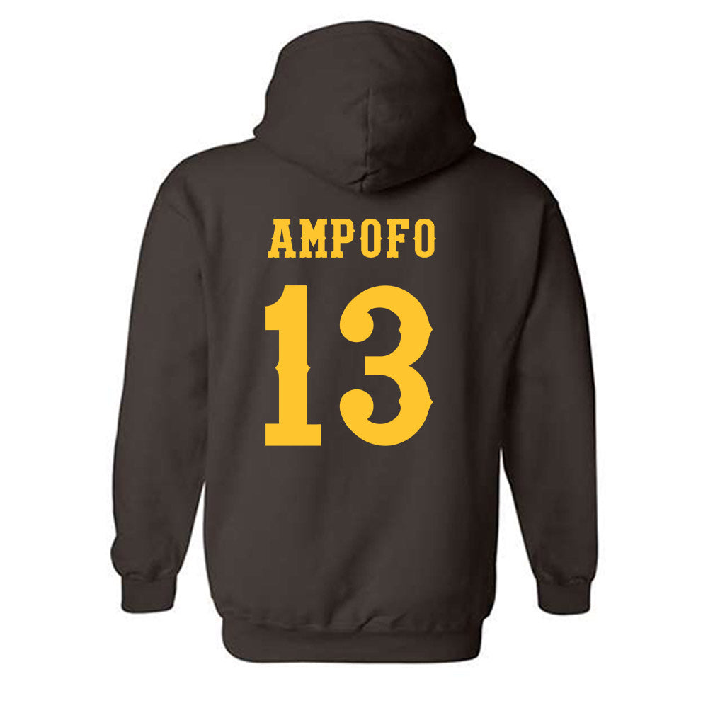 Wyoming - NCAA Football : Elvin Ampofo - Classic Shersey Hooded Sweatshirt-1