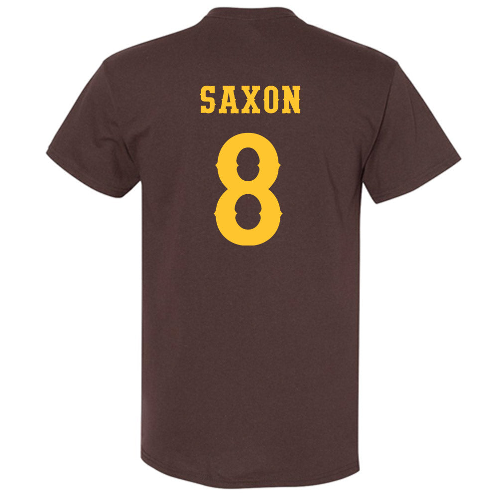 Wyoming - NCAA Men's Basketball : Kiani Saxon - Classic Shersey T-Shirt-1