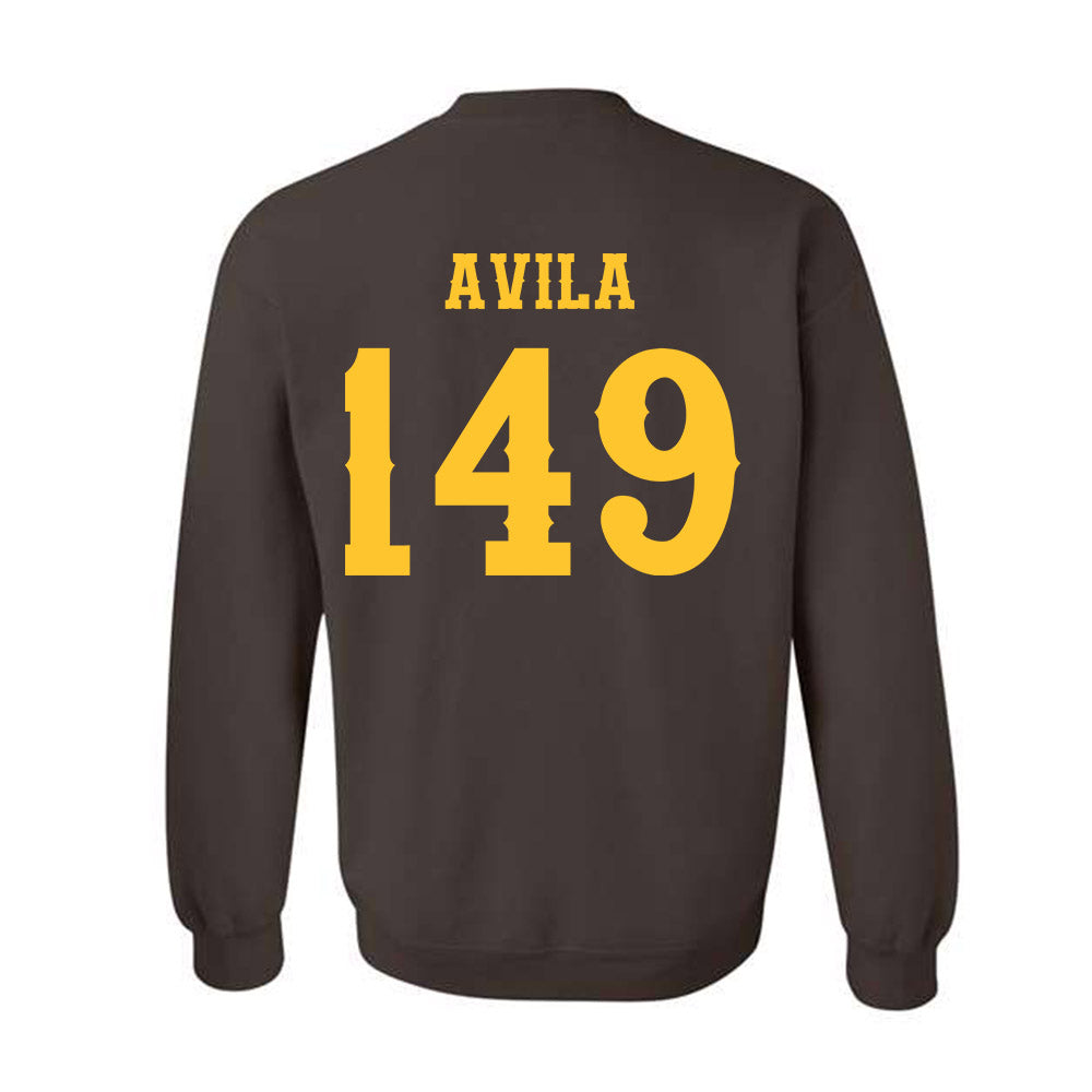 Wyoming - NCAA Wrestling : Antonio Avila - Classic Shersey Crewneck Sweatshirt-1