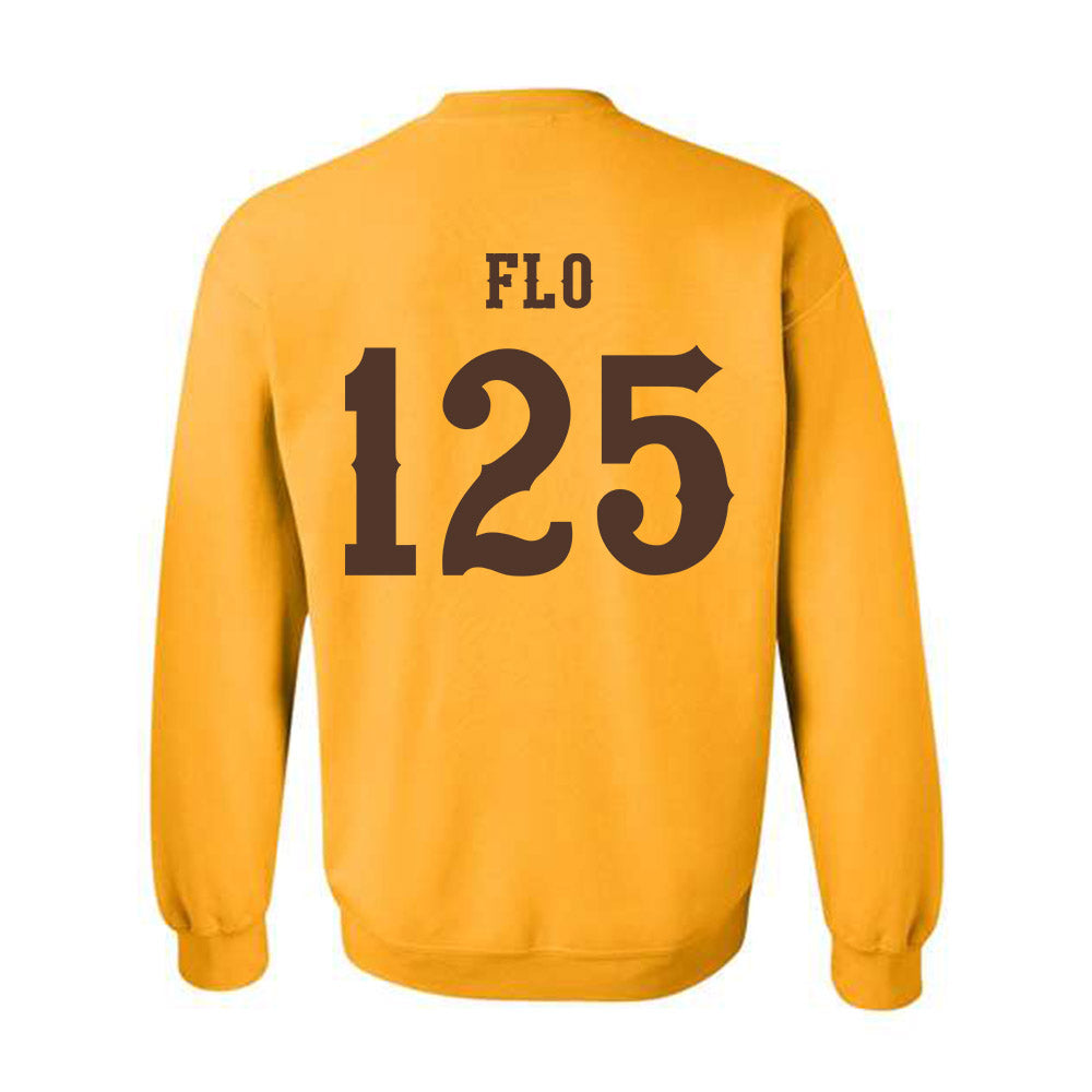 Wyoming - NCAA Wrestling : Cael Flo - Classic Shersey Crewneck Sweatshirt-1