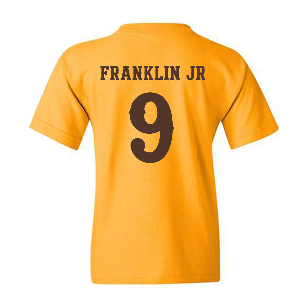 Wyoming - NCAA Football : Travis Franklin Jr - Classic Shersey Youth T-Shirt-1