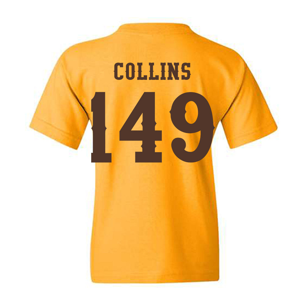 Wyoming - NCAA Wrestling : Austin Collins - Classic Shersey Youth T-Shirt-1