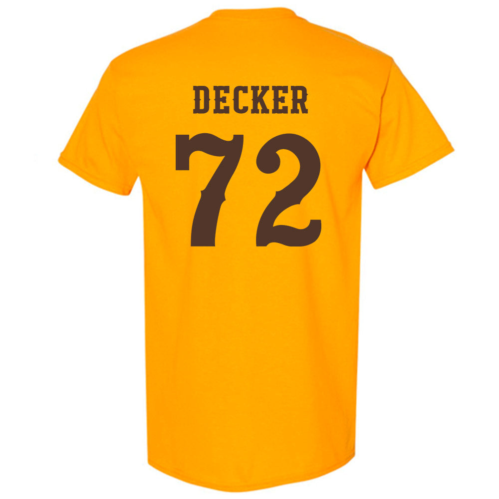Wyoming - NCAA Football : Pierce Decker - Classic Shersey T-Shirt-1