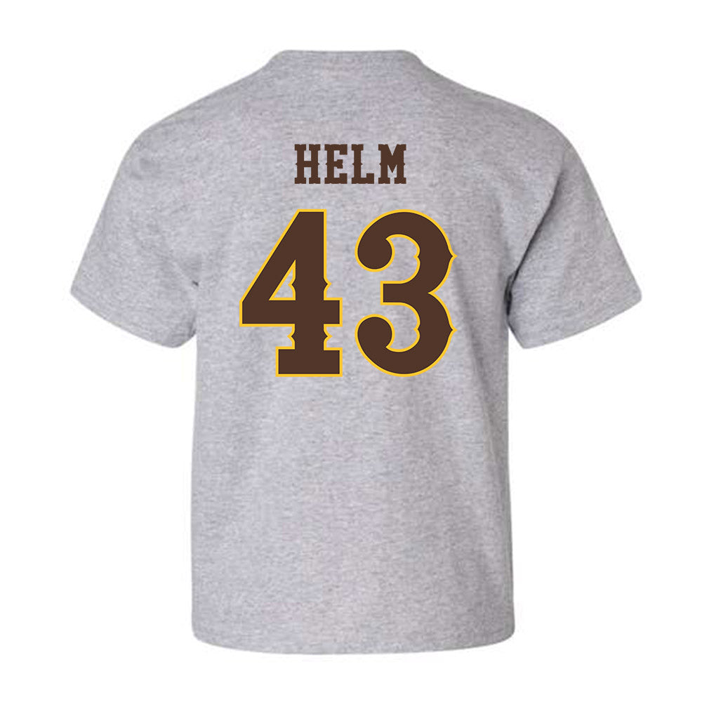 Wyoming - NCAA Football : Gavyn Helm - Classic Shersey Youth T-Shirt