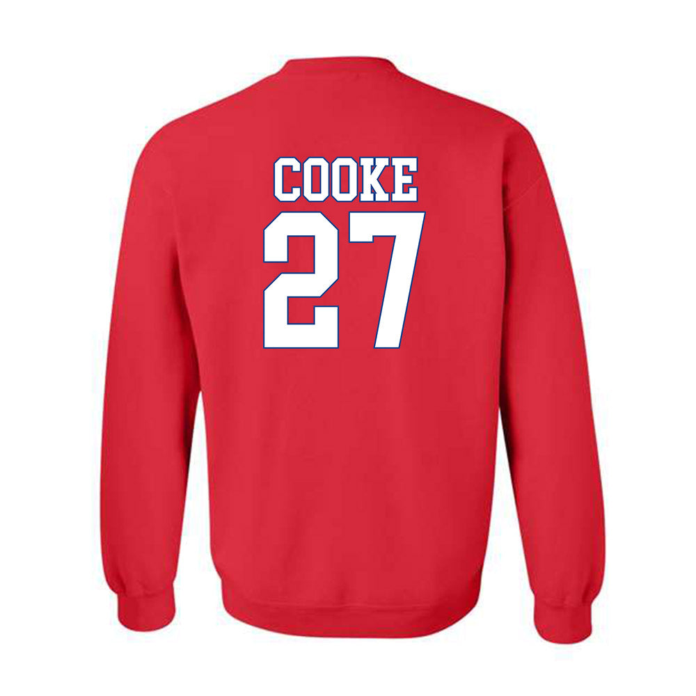 SMU - NCAA Football : Siler Cooke - Crewneck Sweatshirt-1