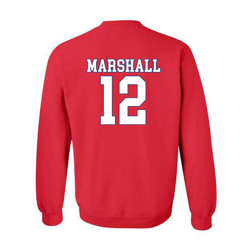 SMU - NCAA Football : Caden Marshall - Crewneck Sweatshirt-1