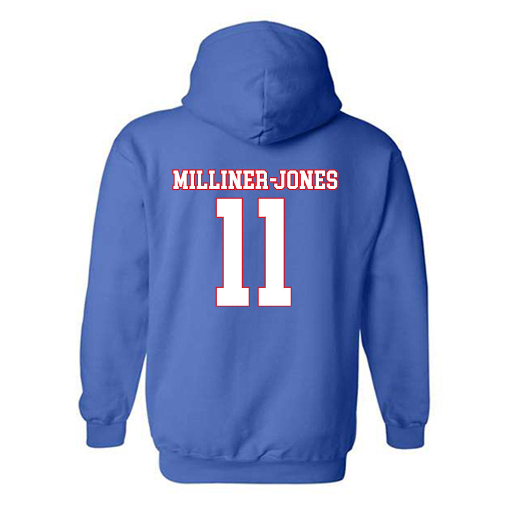SMU - NCAA Football : Jaden Milliner-Jones - Hooded Sweatshirt-1