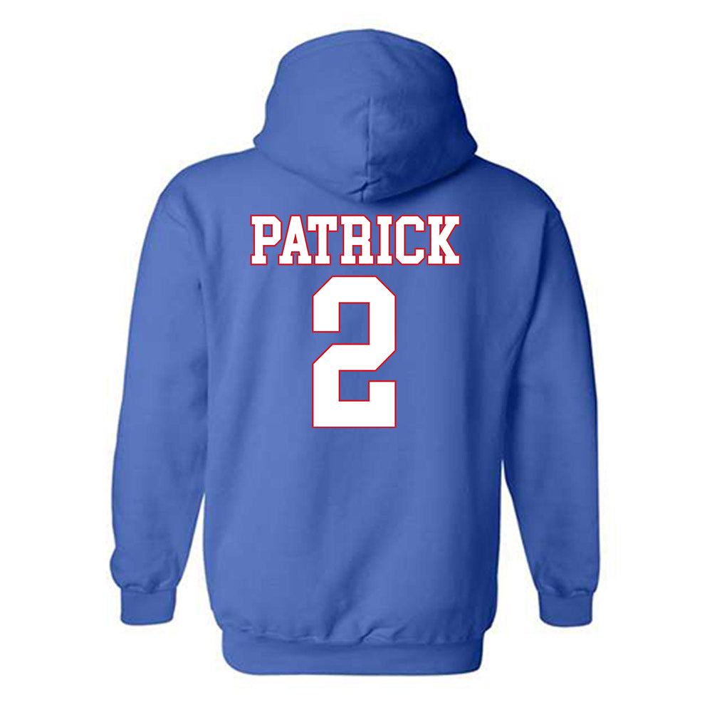 SMU - NCAA Men's Basketball : Jacob Patrick - Hooded Sweatshirt-1