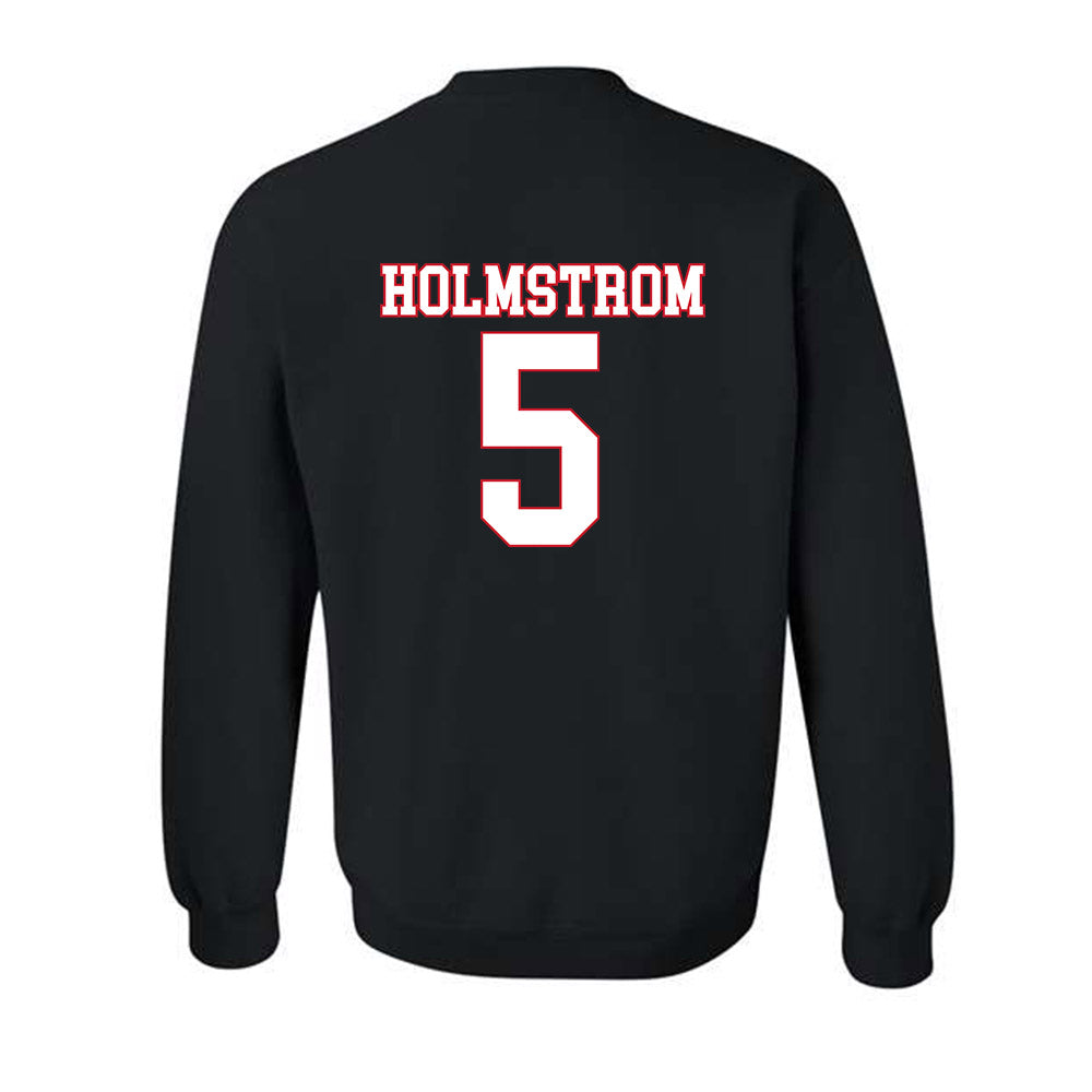 SMU - NCAA Men's Soccer : Noah Holmstrom - Crewneck Sweatshirt-1
