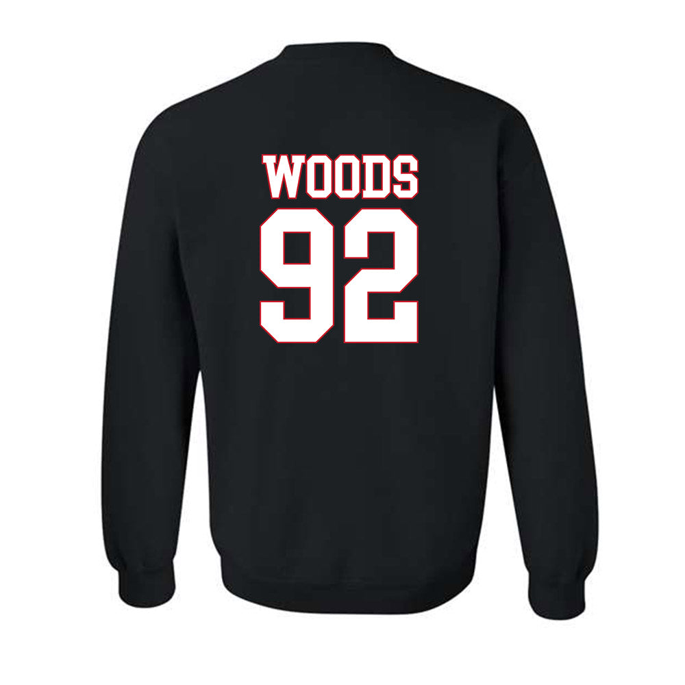 SMU - NCAA Football : Hudson Woods - Crewneck Sweatshirt-1