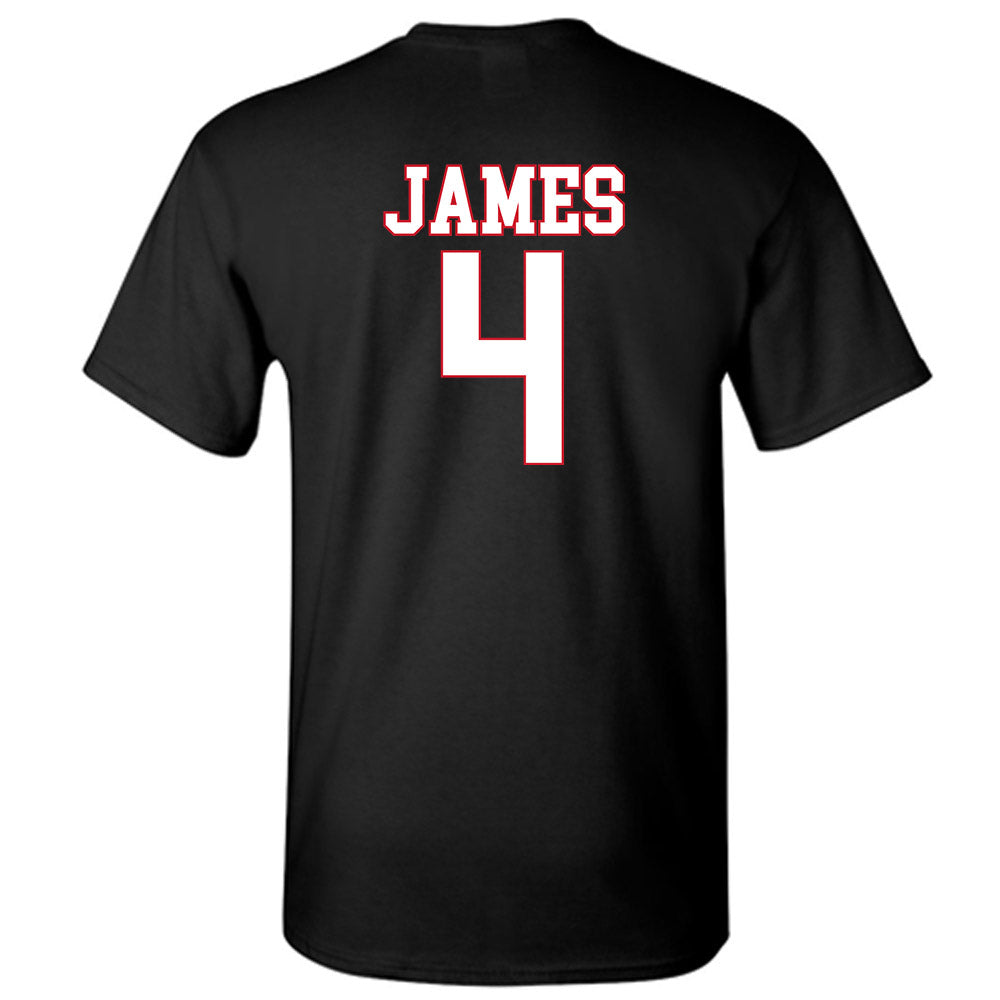 SMU - NCAA Women's Basketball : Shania James - T-Shirt-1