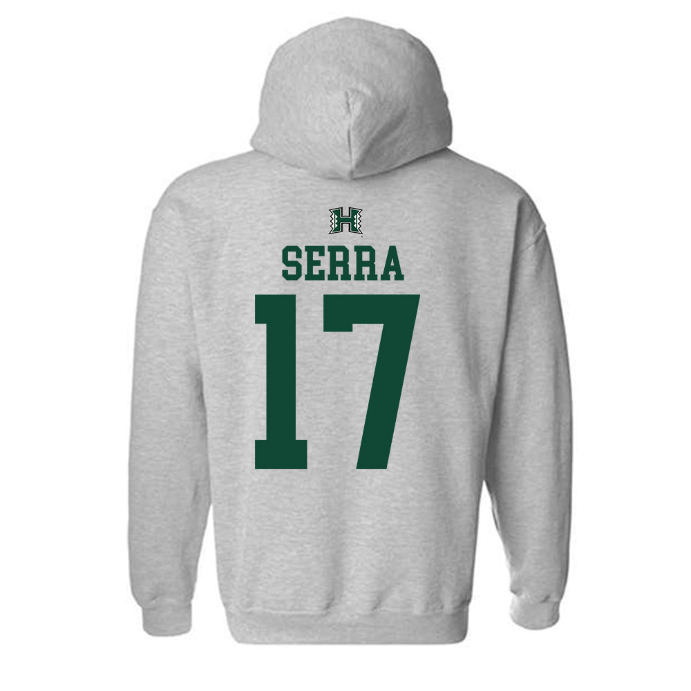 Hawaii - NCAA Women's Basketball : Fiamma Serra - Sports Shersey Hooded Sweatshirt-1