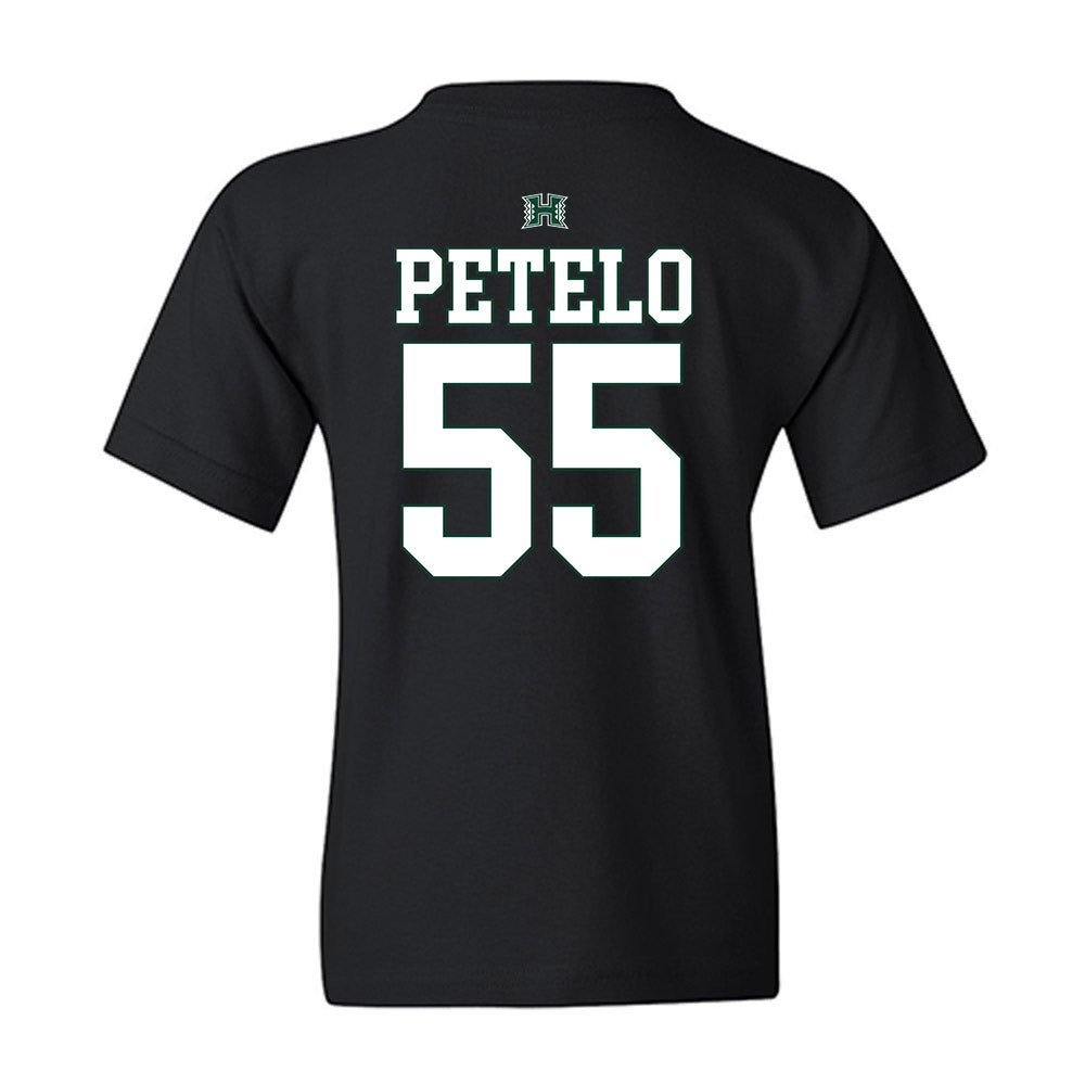 Hawaii - NCAA Football : Zoram Petelo - Sports Shersey Youth T-Shirt-1