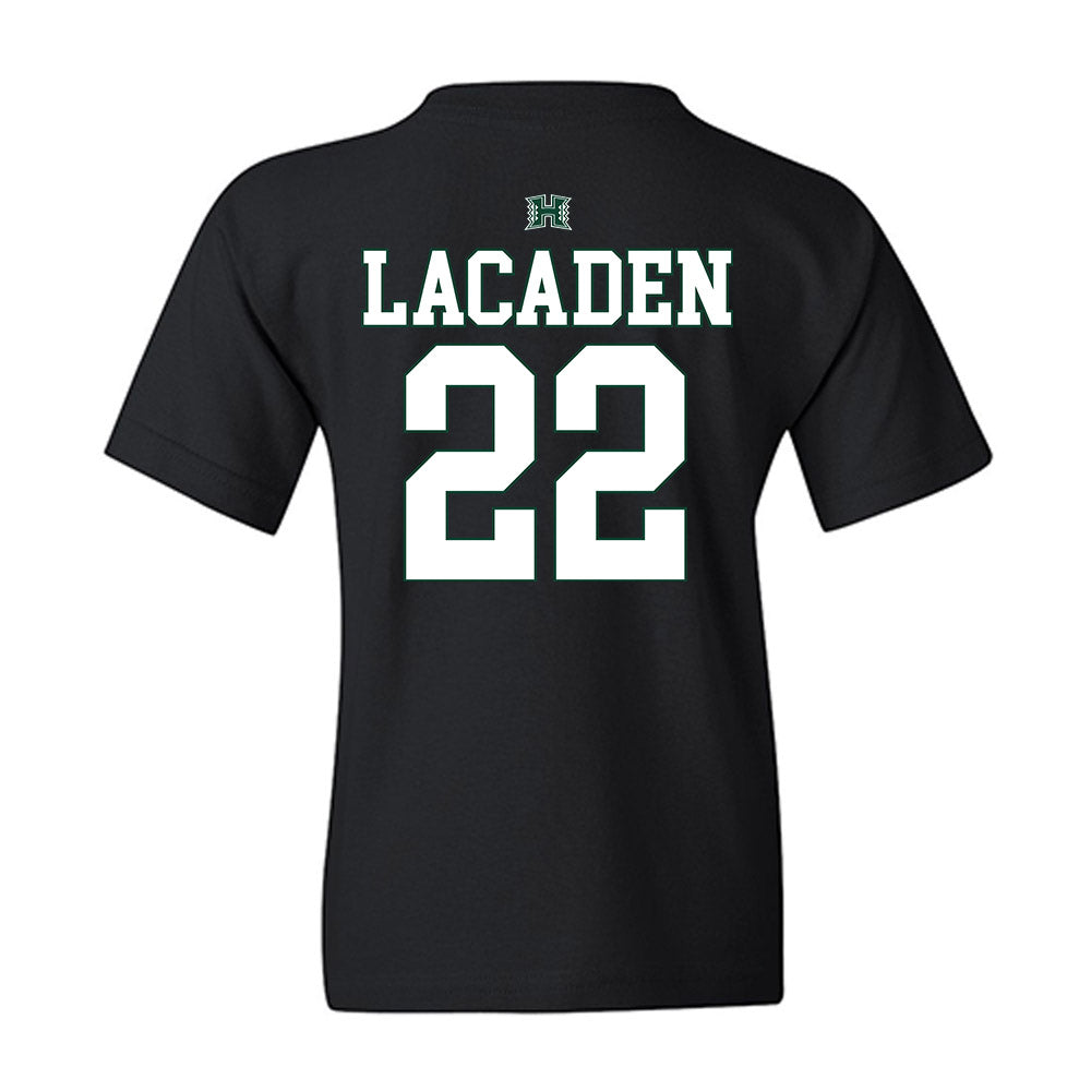 Hawaii - NCAA Football : Titan Lacaden - Sports Shersey Youth T-Shirt-1