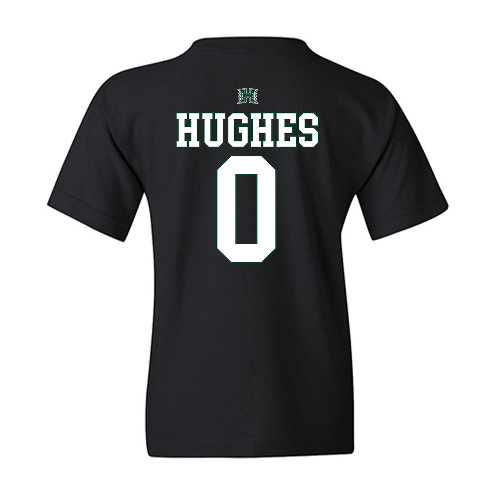 Hawaii - NCAA Football : Jeremiah Hughes - Sports Shersey Youth T-Shirt-1