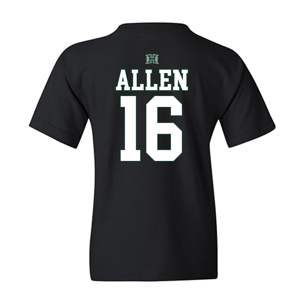 Hawaii - NCAA Football : Zion Allen - Sports Shersey Youth T-Shirt-1