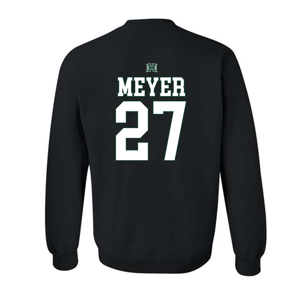 Hawaii - NCAA Football : Makanale'a Meyer - Sports Shersey Crewneck Sweatshirt-1
