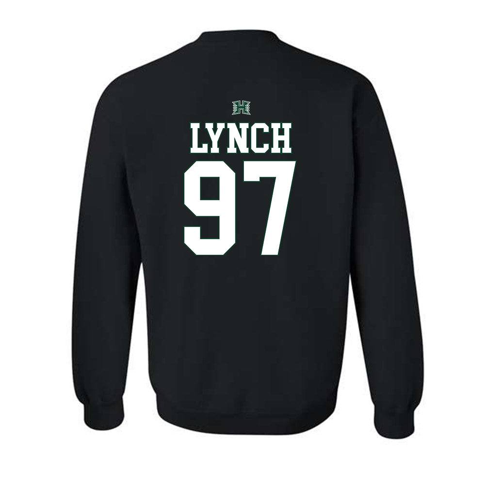 Hawaii - NCAA Football : Jordan Lynch - Sports Shersey Crewneck Sweatshirt-1