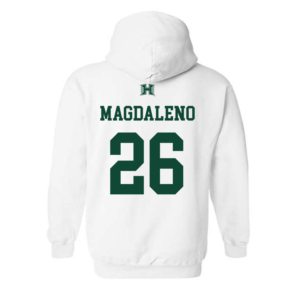 Hawaii - NCAA Baseball : Isaiah Magdaleno - Sports Shersey Hooded Sweatshirt-1