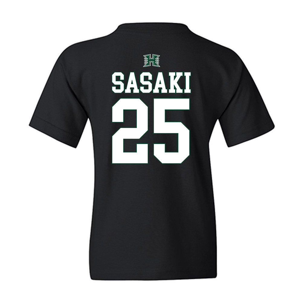Hawaii - NCAA Softball : Abby Sasaki - Sports Shersey Youth T-Shirt-1
