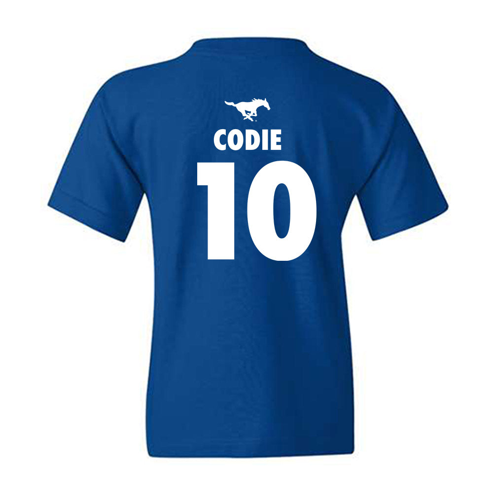 SMU - NCAA Men's Basketball : nicolas codie - Sports Shersey Youth T-Shirt-1
