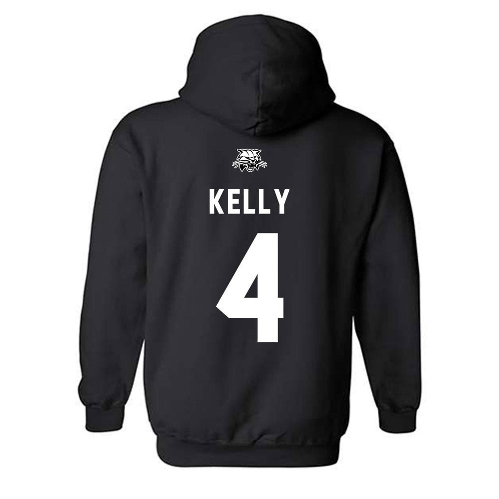 Ohio - NCAA Men's Basketball : JJ Kelly - Sports Shersey Hooded Sweatshirt-1