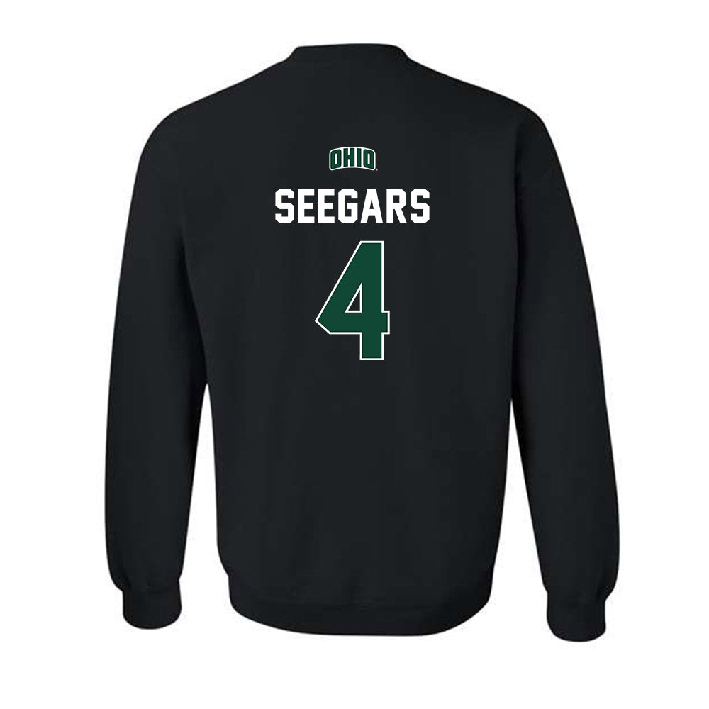Ohio - NCAA Football : Kaci Seegars - Sports Shersey Crewneck Sweatshirt-1