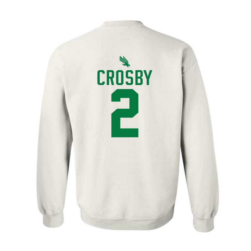 North Texas - NCAA Men's Basketball : Cahmai Crosby - Classic Shersey Crewneck Sweatshirt-1