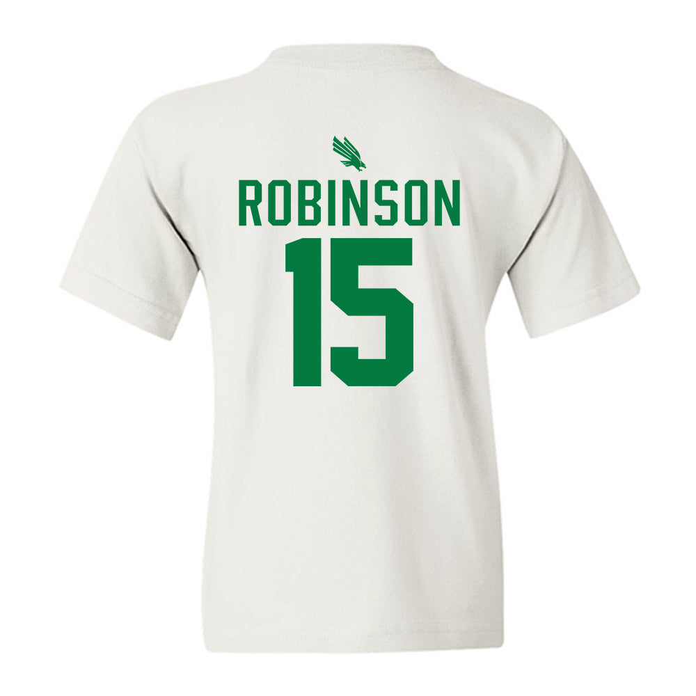 North Texas - NCAA Men's Basketball : Reece Robinson - Classic Shersey Youth T-Shirt-1