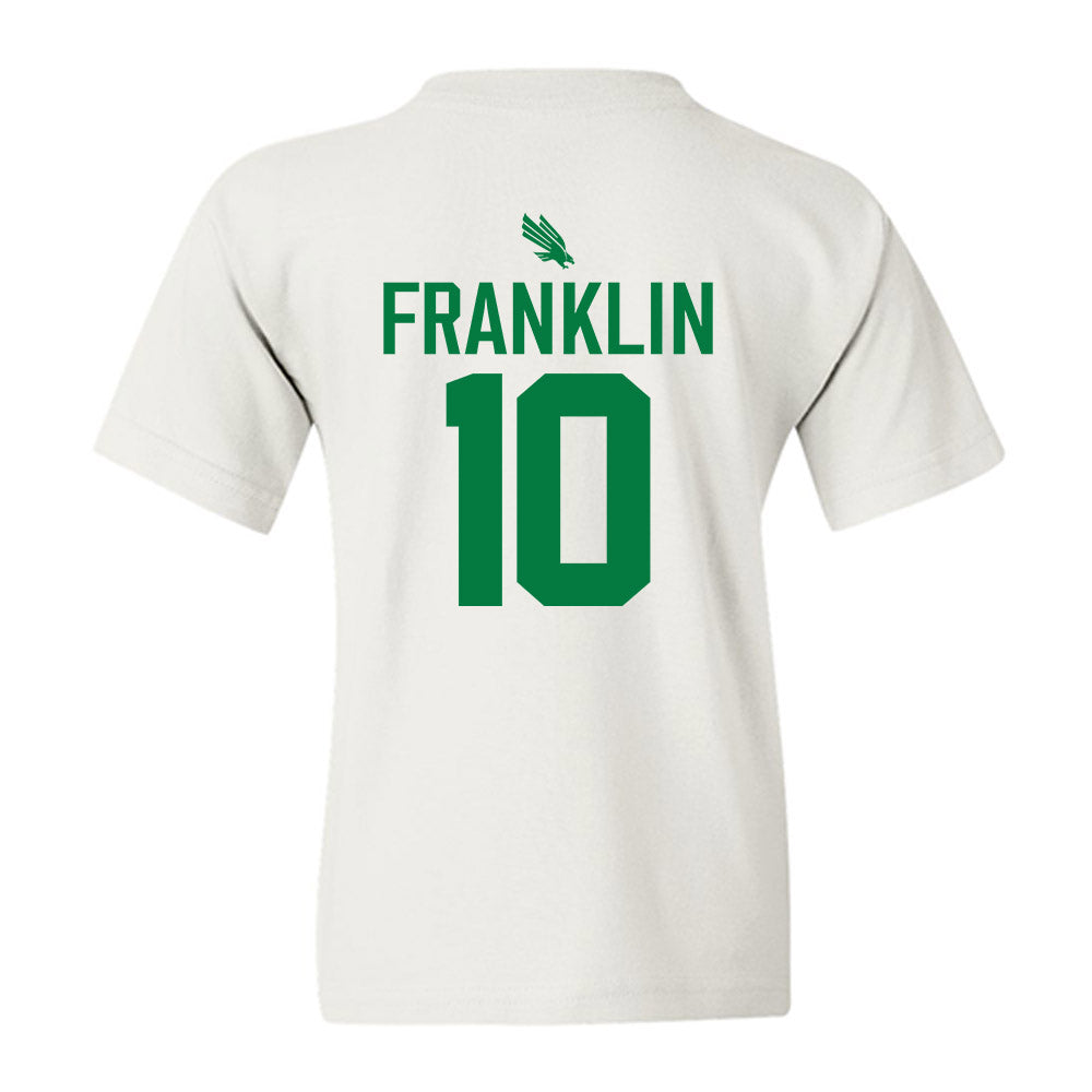 North Texas - NCAA Men's Basketball : Cole Franklin - Classic Shersey Youth T-Shirt-1