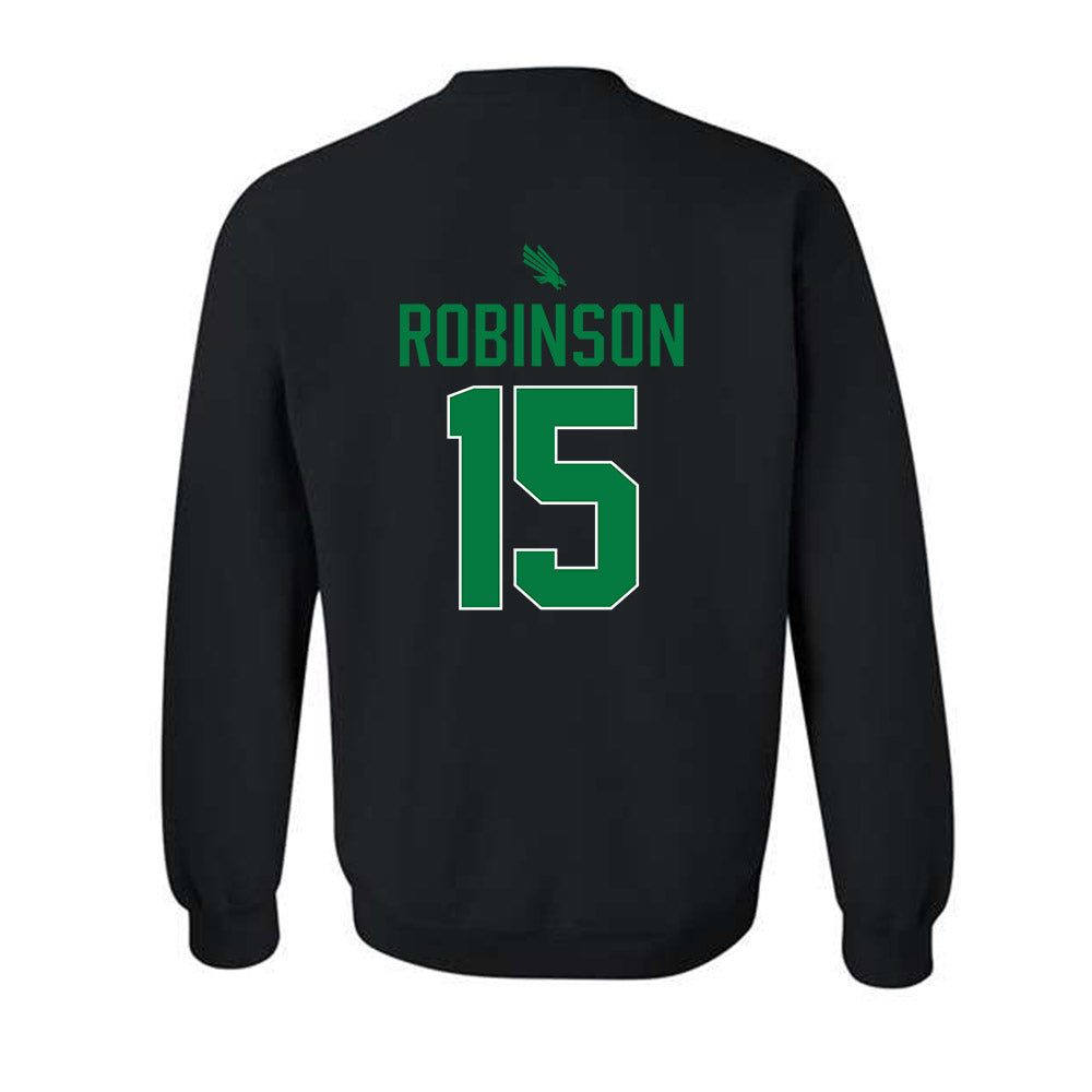 North Texas - NCAA Men's Basketball : Reece Robinson - Sports Shersey Crewneck Sweatshirt-1