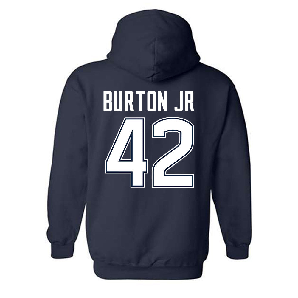 UConn - NCAA Football : Michael Burton Jr - Classic Shersey Hooded Sweatshirt-1