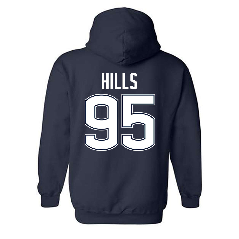 UConn - NCAA Football : Melvin Hills - Classic Shersey Hooded Sweatshirt-1