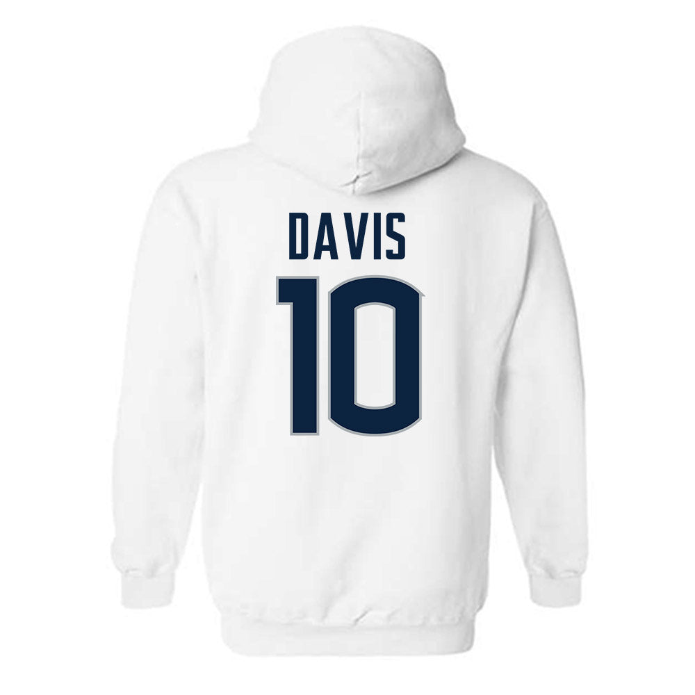 UConn - NCAA Football : Jayden Davis - Classic Shersey Hooded Sweatshirt-1