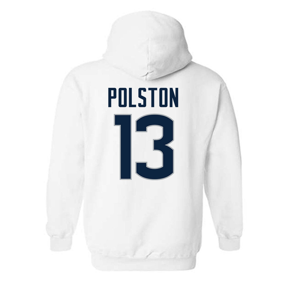 UConn - NCAA Football : Bo Polston - Classic Shersey Hooded Sweatshirt-1