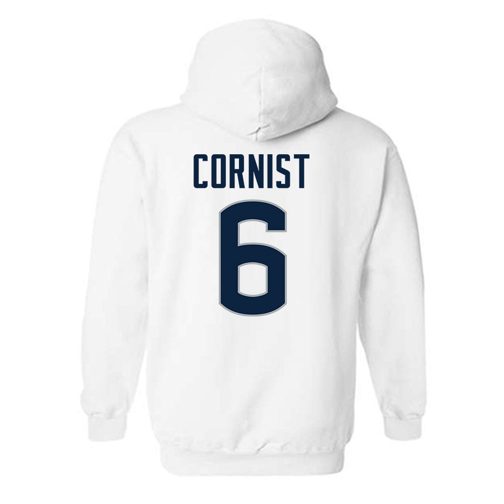 UConn - NCAA Football : Trey Cornist - Classic Shersey Hooded Sweatshirt-1