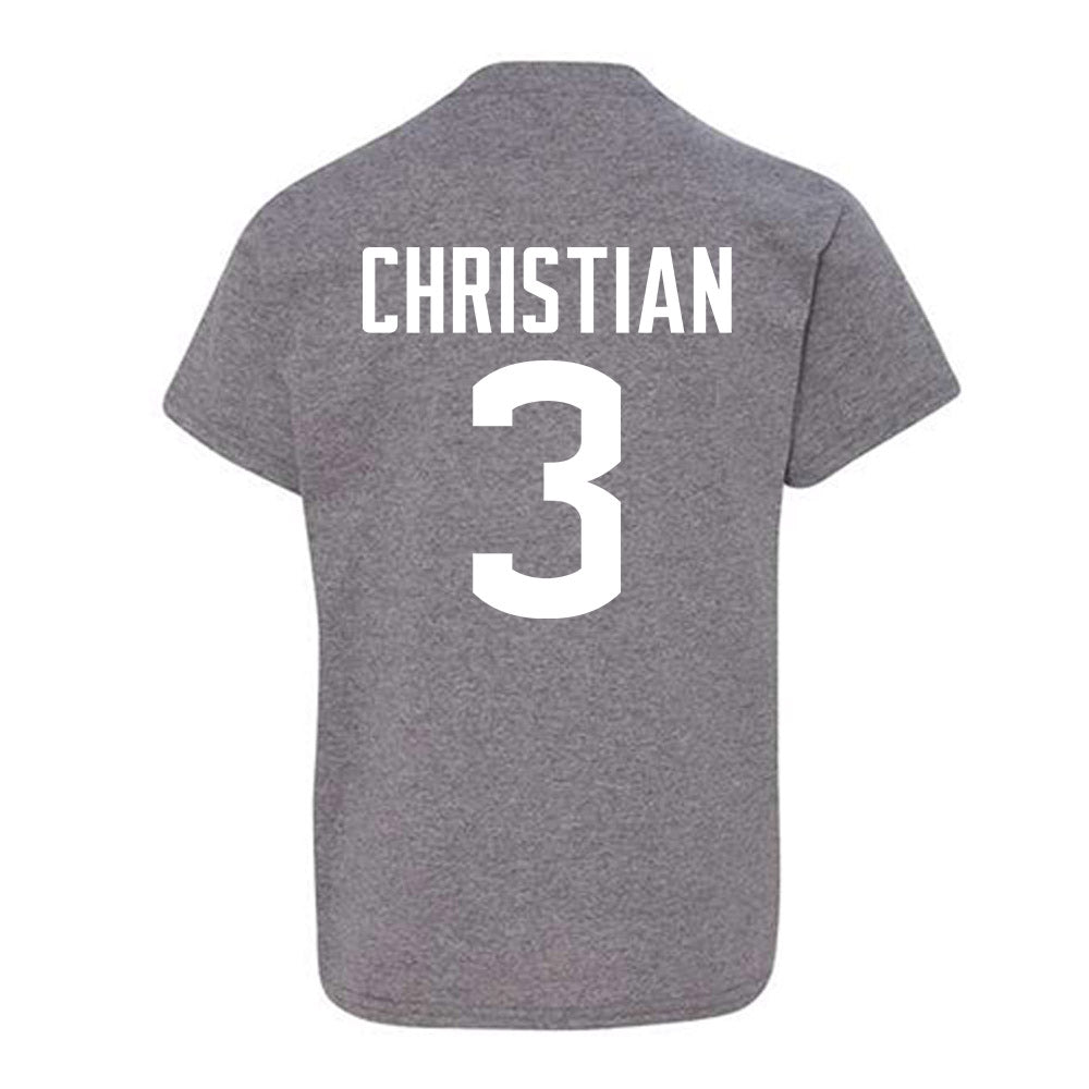 UConn - NCAA Football : Kenji Christian - Sports Shersey Youth T-Shirt-1
