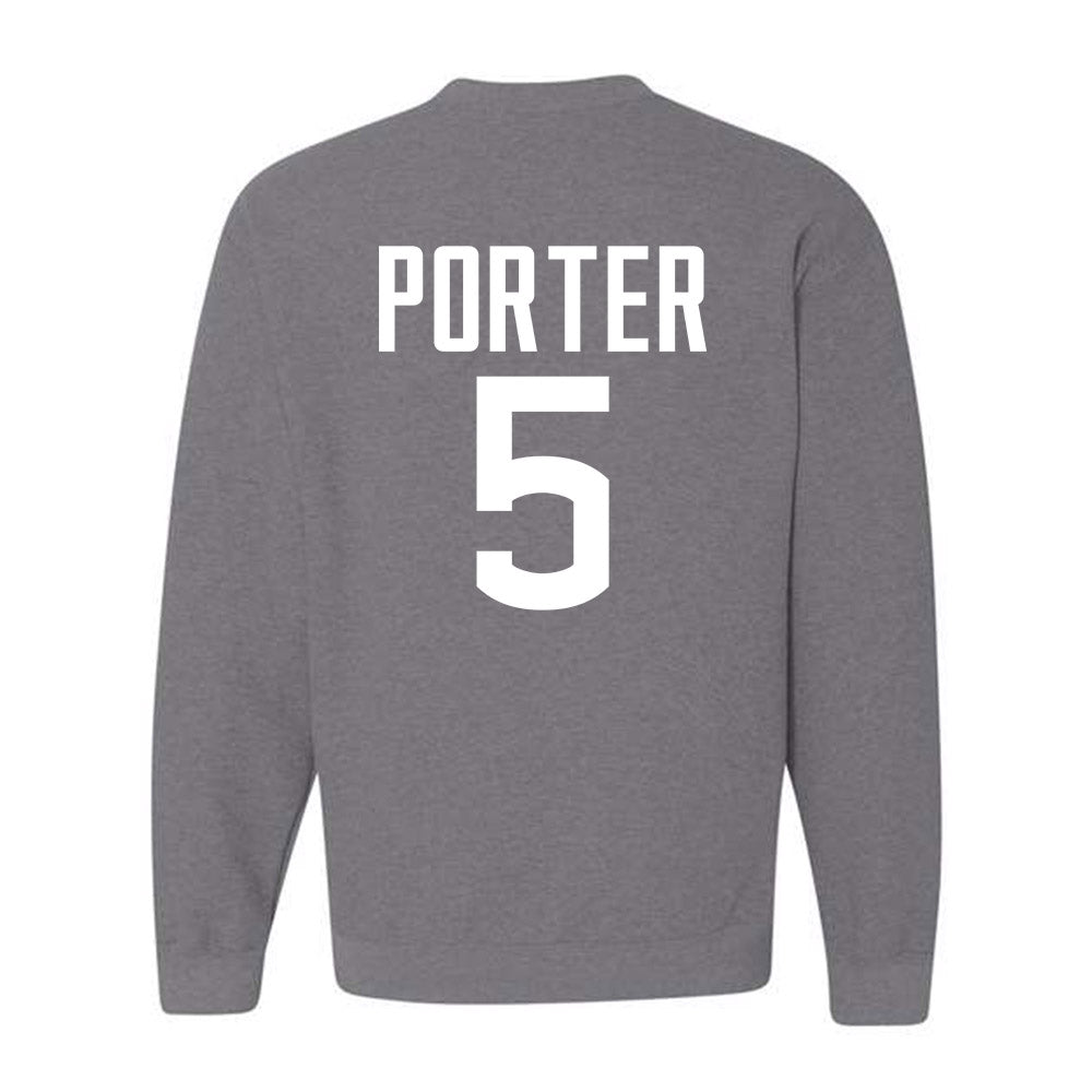UConn - NCAA Football : Shamar Porter - Sports Shersey Crewneck Sweatshirt-1