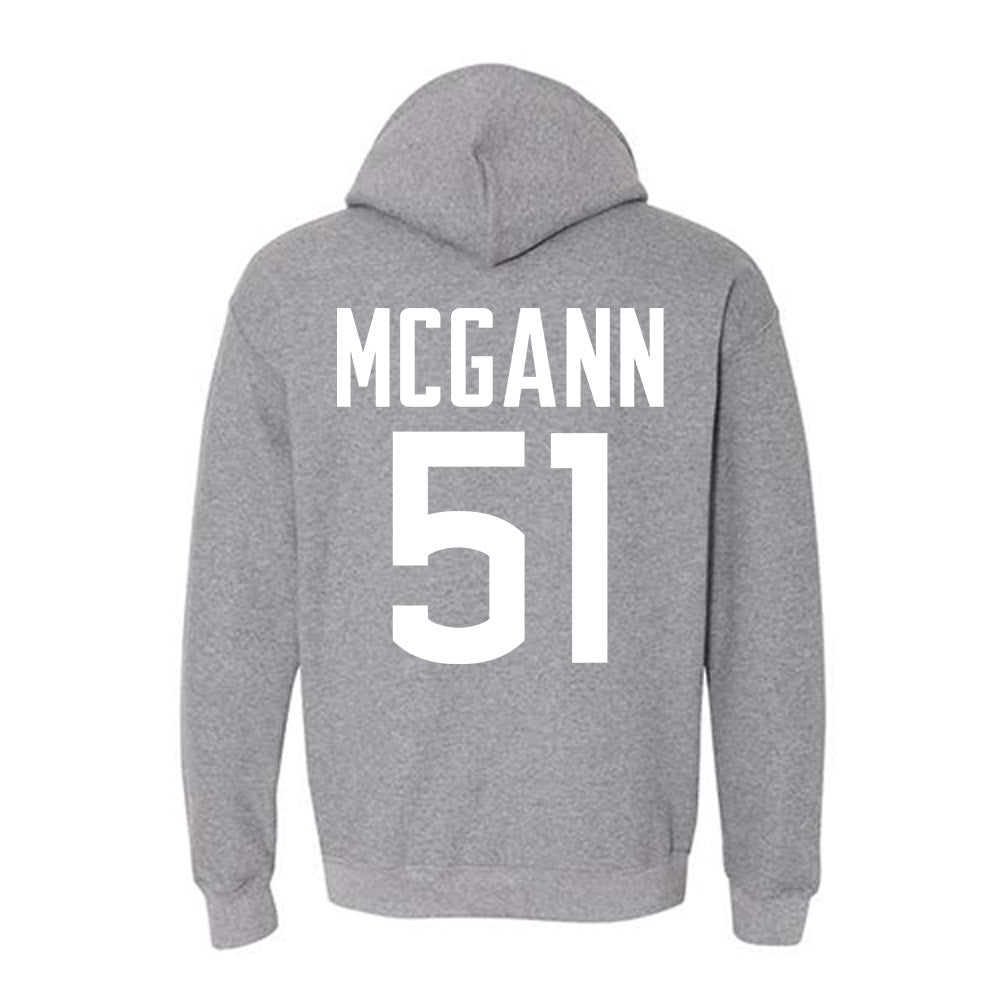 UConn - NCAA Football : Joe McGann - Sports Shersey Hooded Sweatshirt-1