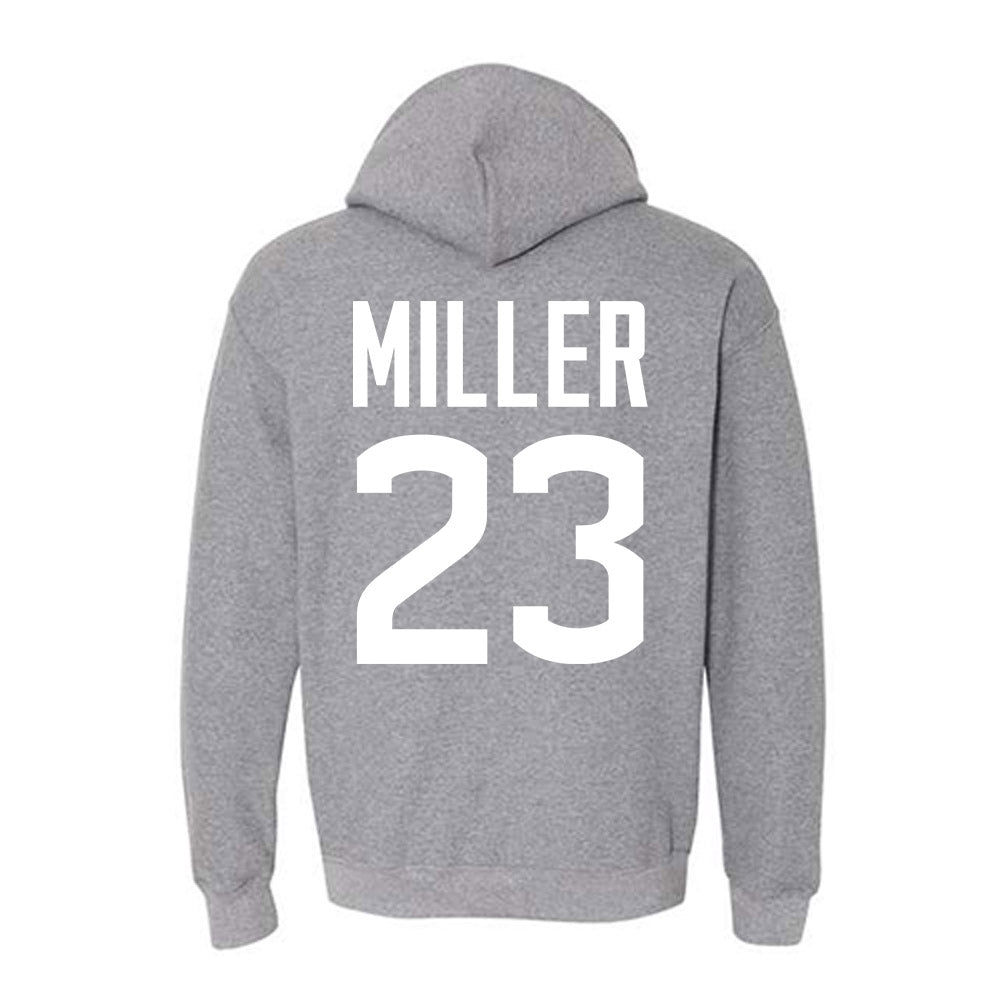 UConn - NCAA Football : Stephen Miller - Sports Shersey Hooded Sweatshirt-1