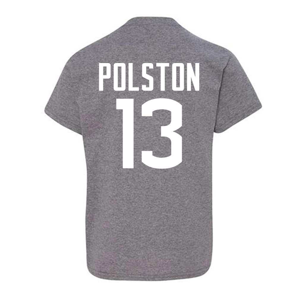 UConn - NCAA Football : Bo Polston - Sports Shersey Youth T-Shirt-1