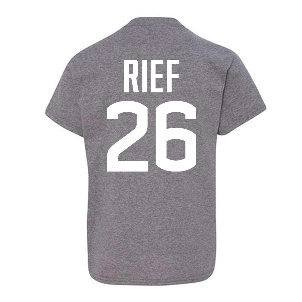 UConn - NCAA Football : Soren Rief - Sports Shersey Youth T-Shirt-1